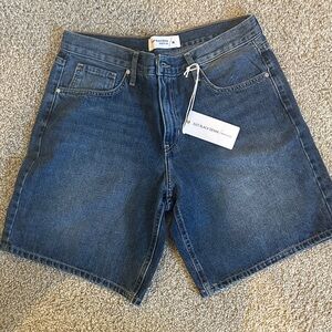 Just Black womens Indigo Jean Shorts